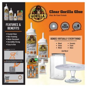 Gorilla High Strength Glue All Purpose Adhesive 4 pk - Image 2