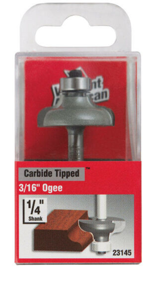 Vermont American 1-1/4 in. D X 3/16 in. X 2-1/8 in. L Carbide Tipped Ogee Router Bit - Image 2