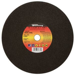 Forney 12 in. D X 1 in. Aluminum Oxide Metal Cutting Wheel 71865