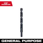 Milwaukee Thunderbolt 1/2 in. X 6 in. L Drill Bit 3-Flat Shank