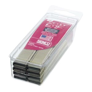 Senco 1/4 in. W X 5/8 in. L 18 Ga. Medium Crown Wire Staples 1200 pk - Image 2