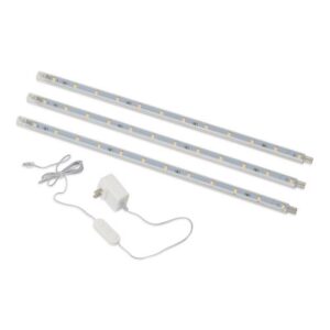 Amerelle 12 in. L White Plug-In LED Strip Light 3-Pack USL30HBCC