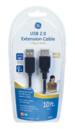GE Pro 10 ft. L USB Printer Cable 34504