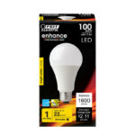 Feit A21 E26 (Medium) LED Bulb Bright White 100 Watt Equivalence
