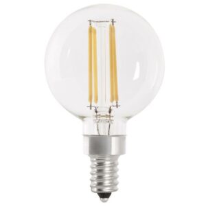 Feit Enhance G16.5 E12 (Candelabra) Filament LED Bulb Daylight 60 Watt Eq. 2 pk - Image 2