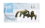 Home Plus Laundry Faucet With Legs Two Handles 8 in. 2.0 GPM 3 " Centers Rough Brass