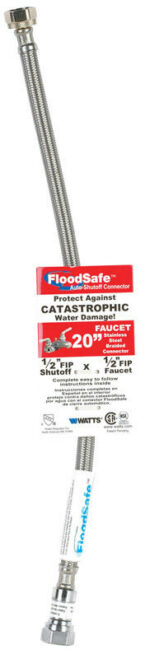 B&K ProLine 1/2 in. FIP X 1/2 in. D FIP 20 in Stainless Steel Faucet Supply Line