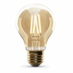 Feit A19 E26 (Medium) LED Bulb Amber Soft White 60 Watt Equivalence