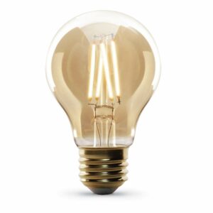 Feit A19 E26 (Medium) LED Bulb Amber Soft White 60 Watt Equivalence
