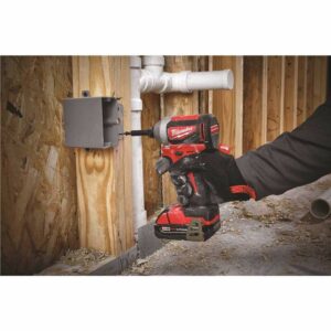 Milwaukee M18 1/4" Cordless Brushless Compact Impact Driver Kit Battery & Charger - Image 8