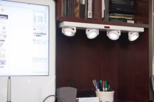Rite Lite Battery Powered LED Track Light with Remote White - Image 2