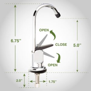 Homewerks One Handle Chrome Drinking Water Faucet - Image 2