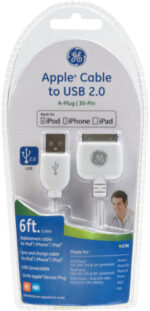 Ge Lighting 6ft USB Sync Charger Cable 22786