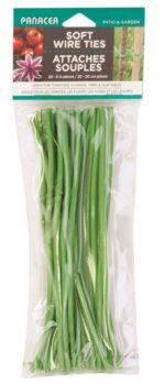 Panacea Green Coated 8″ Wire Ties 20-Pack