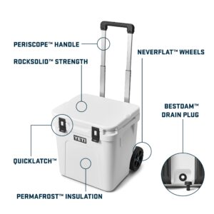 YETI Roadie 48 Charcoal 48 qt Roller Cooler - Image 2