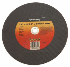 Forney 12 in. D X 20 mm Aluminum Oxide Metal Cutting Wheel 72351