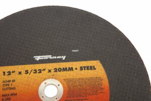 Forney 12 in. D X 20 mm Aluminum Oxide Metal Cutting Wheel 72351 - Image 2