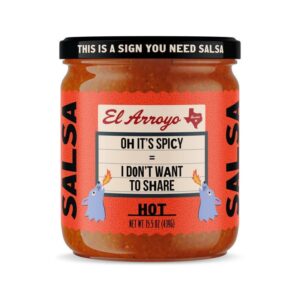El Arroyo Hot Salsa 15.5 oz Jar (Case of 6)