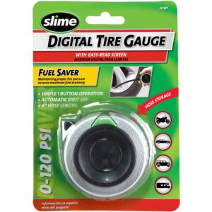 Slime Extreme 120 psi Digital Tire Gauge w/Hose 20187
