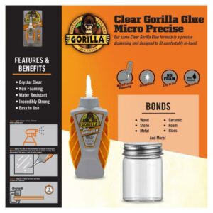 Gorilla Micro Precise High Strength Hybrid Adhesive Glue 5 gm (Case of 6) - Image 4