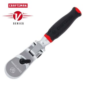 Craftsman V-Series 1/4 in. drive Comfort Grip Flex Head Ratchet 80 teeth - Image 2