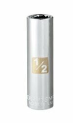 Craftsman 1/2 in. X 3/8 in. drive SAE 12 Point Deep Socket USA!