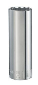 Craftsman 21 mm X 3/8 in. drive Metric 12 Point Deep Deep Socket