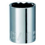 Craftsman 13/16 in. X 1/2 in. drive SAE 12 Point Standard Shallow Socket