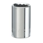 Craftsman 15 mm X 1/2 in. drive 12 Point Shallow Socket