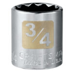 Craftsman 3/4 in. X 3/8 in. drive SAE 12 Point Standard Socket