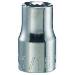 Craftsman 7/16 in. X 1/2 in. drive SAE 12 Point Standard Shallow Socket