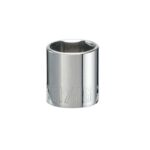 Craftsman 11/16 in. X 3/8 in. drive SAE 6 Point Standard Shallow Socket