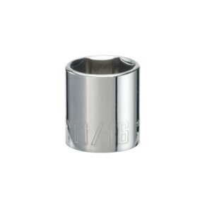 Craftsman 11/16 in. X 3/8 in. drive SAE 6 Point Standard Shallow Socket