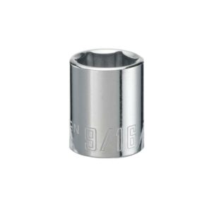 Craftsman 9/16 in. X 3/8 in. drive SAE 6 Point Standard Shallow Socket