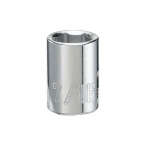 Craftsman 7/16 in. X 3/8 in. drive SAE 6 Point Standard Shallow Socket