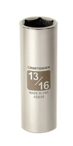 Craftsman 13/16 in. X 1/2 in. drive SAE 6 Point Deep Socket