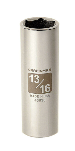 Craftsman 13/16 in. X 1/2 in. drive SAE 6 Point Deep Socket