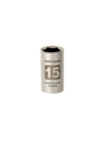 Craftsman 15 mm X 1/2 in. drive Metric 6 Point Standard Socket
