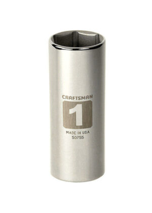 Craftsman 1 in. X 1/2 in. drive SAE 6 Point Deep Socket