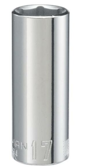 Craftsman 17 mm X 1/2 in. drive Metric 6 Point Deep Deep Socket