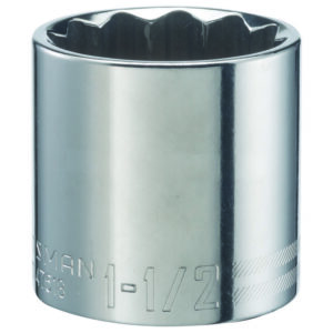 Craftsman 1-1/2 in. X 1/2 in. drive SAE 12 Point Standard Socket