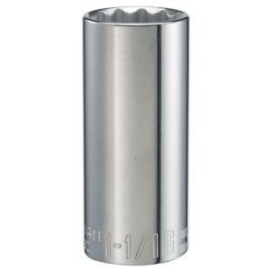 Craftsman 1-1/16 in. X 1/2 in. drive SAE 12 Point Deep Deep Socket