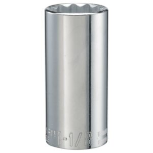 Craftsman 1-1/8 in. X 1/2 in. drive SAE 12 Point Deep Deep Socket