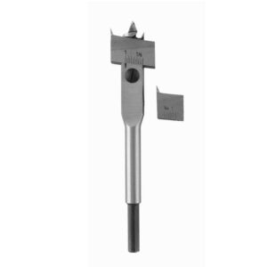 Irwin 5/8 to 1-3/4 in. X 5-1/2 in. L High Speed Steel Adjustable Wood Boring Bit 6-Flat Shank