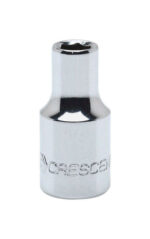 Crescent 4 mm X 1/4 in. drive Metric 6 Point Standard Socket