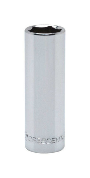 Crescent 7/16 in. X 3/8 in. drive SAE 6 Point Deep Socket