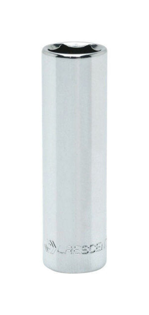 Crescent 5 mm X 1/4 in. drive Metric 6 Point Deep Socket