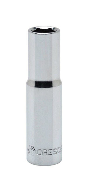 Crescent 9 mm X 3/8 in. drive Metric 6 Point Deep Socket