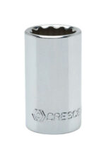 Crescent 1 in. X 1/2 in. drive SAE 12 Point Standard Socket