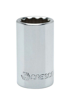 Crescent 1 in. X 1/2 in. drive SAE 12 Point Standard Socket
